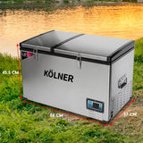NNEDPE Kolner 80L Portable Fridge Cooler Freezer Camping with LG Compressor