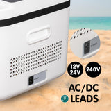 NNEDPE Kolner 20L Portable Fridge Cooler Freezer Camping Refrigerator - White