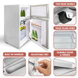 NNEDPE Kolner 105L Portable Upright Fridge Freezer