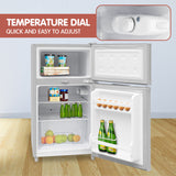 NNEDPE Kolner 105L Portable Upright Fridge Freezer