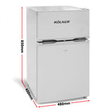 NNEDPE Kolner 105L Portable Upright Fridge Freezer