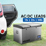 NNEDPE Kolner 125L Portable Fridge Cooler Freezer Camping