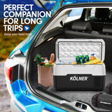 NNEDPE Kolner 20L Portable Fridge Cooler Freezer Camping Food Storage Black