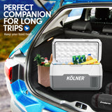 NNEDPE Kolner 20L Portable Fridge Cooler Freezer Camping Refrigerator Grey