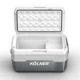 NNEDPE Kolner 20L Portable Fridge Cooler Freezer Camping Refrigerator Grey