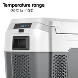 NNEDPE Kolner 20L Portable Fridge Cooler Freezer Camping Refrigerator Grey