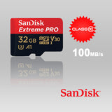 NNEDSZ SDSQXCG-032G-GN6MA 32GB MICRO SDHC EXTREME PRO 4K , A1 V30, UHS-I/ U3, 100MB/s