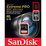 NNEDSZ 32GB Extreme PRO UHS-I SDHC Memory Card (V30) 95mb/s  SDSDXXG-032G-GN4IN
