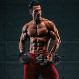 NNECW 5-in-1 Adjustable Dumbbell with Tray and Non-slip Metal Handle