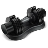 NNECW 5-in-1 Adjustable Dumbbell with Tray and Non-slip Metal Handle
