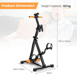 NNECW Pedal Exercise Bike with Massage & Adjustable Design for Seniors