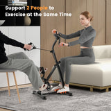 NNECW Pedal Exercise Bike with Massage & Adjustable Design for Seniors