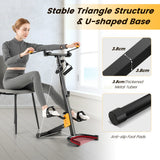 NNECW Folding Pedal Exerciser with Adjustable Height for Total Body