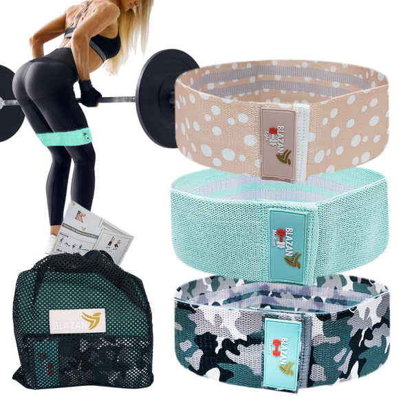NNEDSZ Fabric Resistance Booty Bands Set of 3 Non-Slip Booty Bands Same Sizes