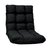 NNEDPE Adjustable  Floor Gaming Lounge Line  Chair 100 x 50 x 12cm - Black