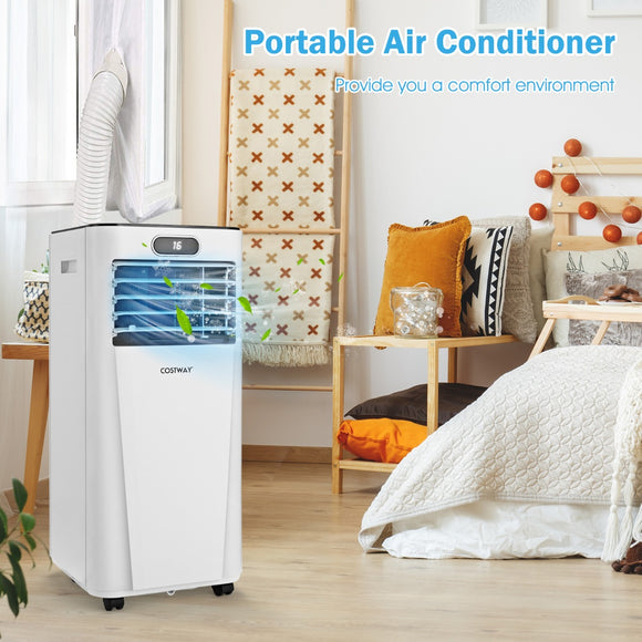 NNECW 9000 BTU/2600W 3-in-1 Portable Air Conditioner with LED Display