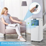 NNECW 9000 BTU/2600W 3-in-1 Portable Air Conditioner with LED Display
