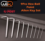 NNEDSZ LONG Arm Allen Keys Set Metric Ball End Driver Hex Allan Allen Kit