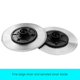 NNEDPE 200W  Pronti Deli and Food Electric Meat Slicer Blades Processor Black