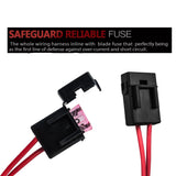 NNEDSZ 2way Universal Driving light Wiring Loom Harness 12V 24V 40A Relay Switch