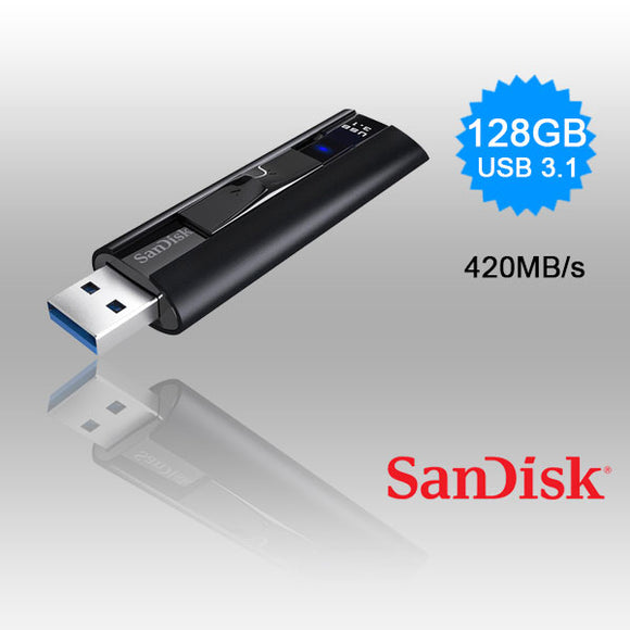 NNEDSZ CZ880 EXTREME PRO USB 3.1 420/380mb/s SOLID STATE FLASH DRIVE 128GB SDCZ880-128G