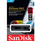NNEDSZ CZ880 EXTREME PRO USB 3.1 420/380mb/s SOLID STATE FLASH DRIVE 128GB SDCZ880-128G