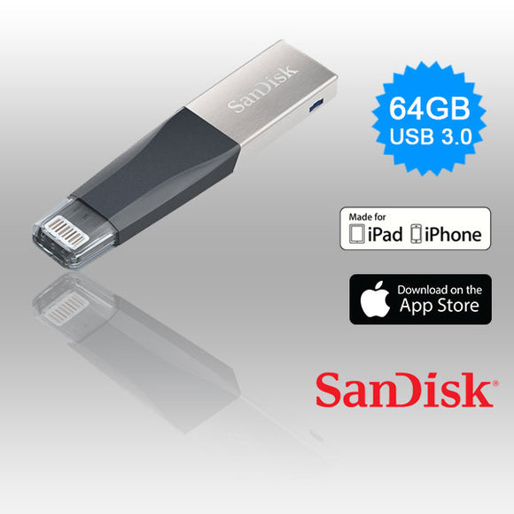 NNEDSZ FLASH DRIVE SDIX40N 64GB GREY IOS USB 3.0