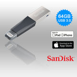 NNEDSZ FLASH DRIVE SDIX40N 64GB GREY IOS USB 3.0