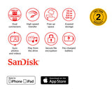 NNEDSZ FLASH DRIVE SDIX40N 64GB GREY IOS USB 3.0