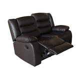 NNEDSZ Seater Recliner Sofa In Faux Leather Lounge Couch in Black