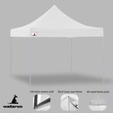 NNEDPE Gazebo Tent Marquee 3x3 PopUp Outdoor Wallaroo White