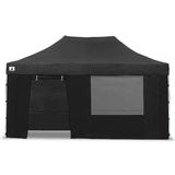NNEDPE Gazebo Tent Marquee 3x4.5m PopUp Outdoor Wallaroo Black