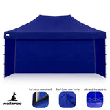 NNEDPE Gazebo Tent Marquee 3x4.5m PopUp Outdoor Wallaroo Blue