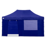 NNEDPE Gazebo Tent Marquee 3x4.5m PopUp Outdoor Wallaroo Blue