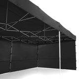 NNEDPE Gazebo Tent Marquee 3x6m PopUp Outdoor Wallaroo Black