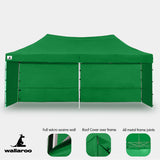 NNEDPE Gazebo Tent Marquee 3x6m PopUp Outdoor Wallaroo Green