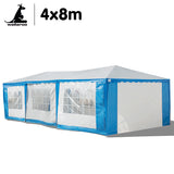 NNEDPE Wallaroo 4x8 Outdoor Event Marquee Tent Blue-White