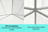NNEDPE 4x8 Outdoor Event Wedding Marquee Tent Red+White