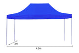 NNEDPE Gazebo Tent Marquee 3x4.5m PopUp Outdoor Wallaroo Light Blue