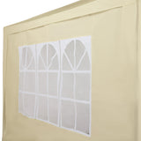 NNEDPE 3x3m Wallaroo Outdoor Party Wedding Event Gazebo Tent - Beige