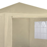 NNEDPE 3x3m Wallaroo Outdoor Party Wedding Event Gazebo Tent - Beige