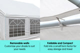 NNEDPE 12 x 6m Outdoor Event Wedding Marquee