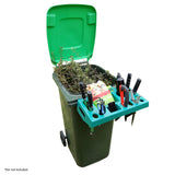 NNEDPE Garden Tool Wheelie Bin Caddy