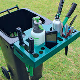 NNEDPE Garden Tool Wheelie Bin Caddy