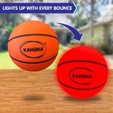 NNEDPE Kahuna Basketball L.E.D Glow Light Up Trampoline Ball
