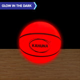 NNEDPE Kahuna Basketball L.E.D Glow Light Up Trampoline Ball