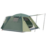 NNECW Double-Layer Camping Tent with Front Porch for Family