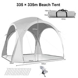 NNECW Patio Sun Shade Shelter Canopy Beach Tent for Outdoor