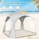 NNECW Patio Sun Shade Shelter Canopy Beach Tent for Outdoor