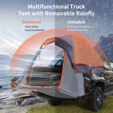 NNECW 3-Size Truck Bed Tent for 5-6.7 Bed for Camping Hiking Fishing-M
